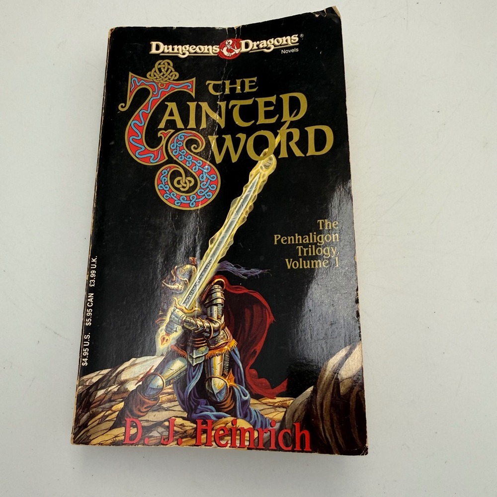 Dungeons & Dragons The Tainted Sword Penhaligon Trilogy Vol 1 DJ Heinrich 1992